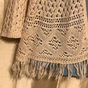 EUC Crochet Jacket